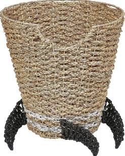 Hot Beliani Cestino per bambini Razzo PAARL Alghe marine Naturale Beige Bianco Naturale Nero