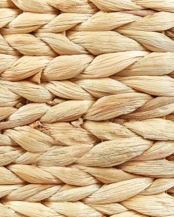 Hot Beliani Cestino per bambini Tartaruga MONTAGU Vimini Naturale Beige Naturale