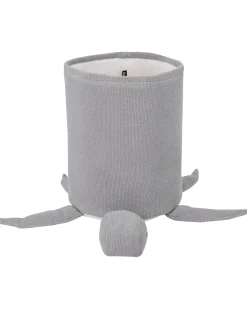 Discount Beliani Cestino per bambini Tartaruga TANDA Cotone Grigio