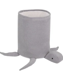 Discount Beliani Cestino per bambini Tartaruga TANDA Cotone Grigio