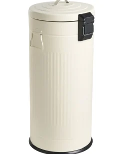 New Beliani Cestino per i rifiuti 30 L ECOAURA Metallo Beige