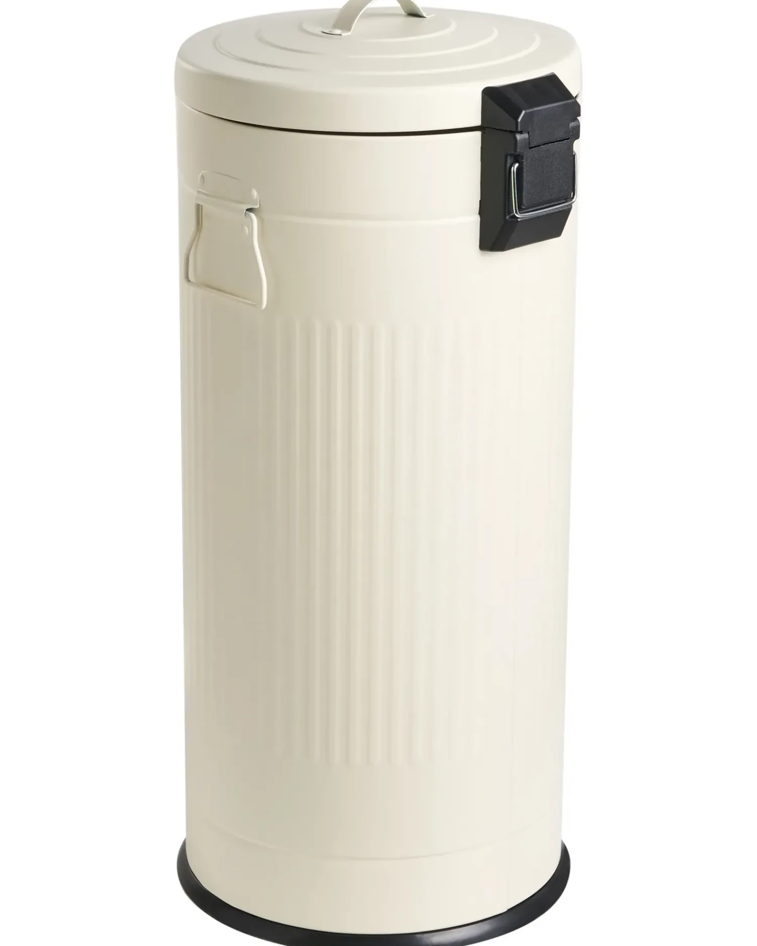 New Beliani Cestino per i rifiuti 30 L ECOAURA Metallo Beige