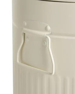 New Beliani Cestino per i rifiuti 30 L ECOAURA Metallo Beige