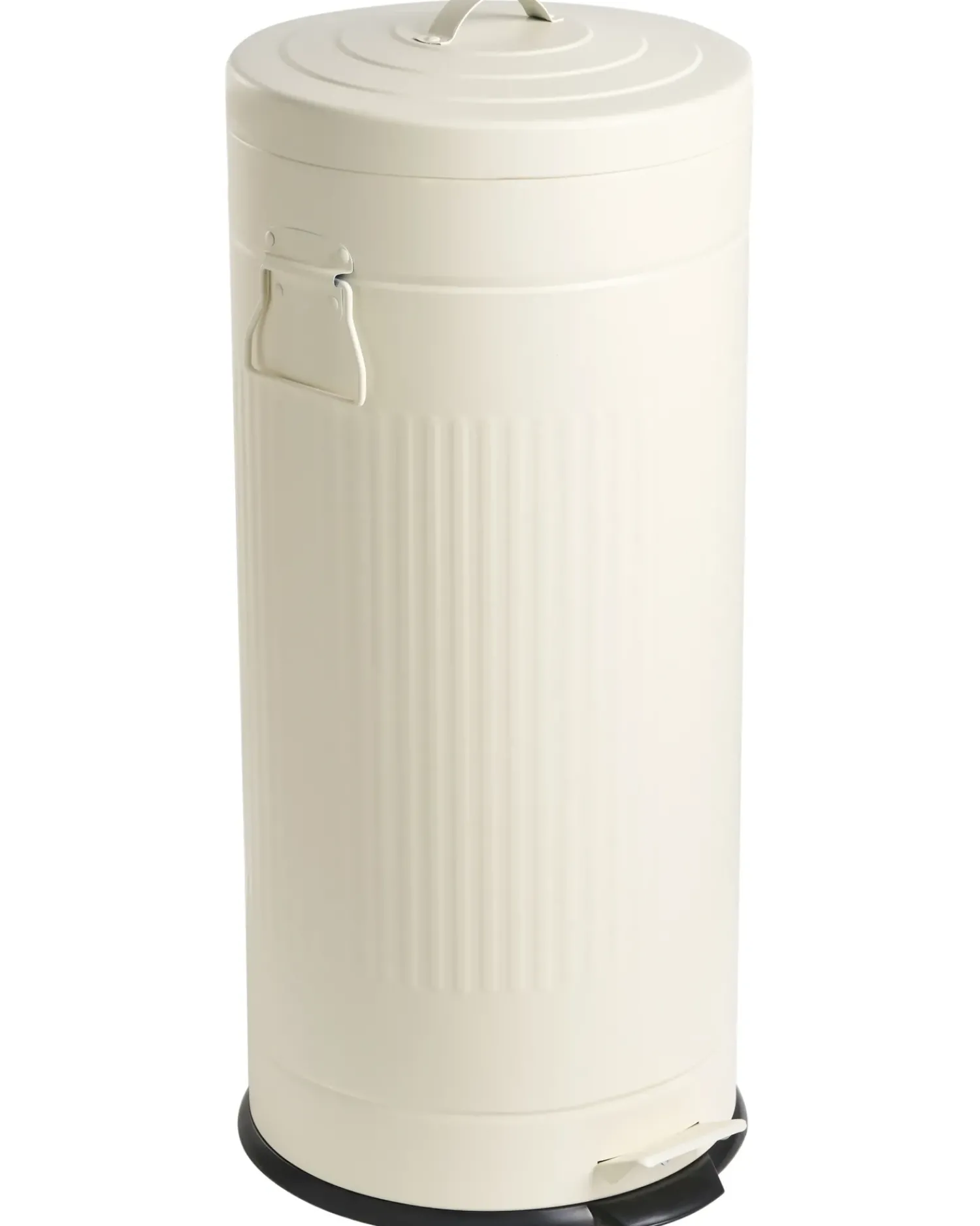 New Beliani Cestino per i rifiuti 30 L ECOAURA Metallo Beige