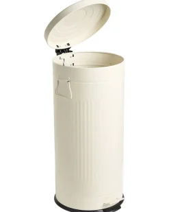 New Beliani Cestino per i rifiuti 30 L ECOAURA Metallo Beige