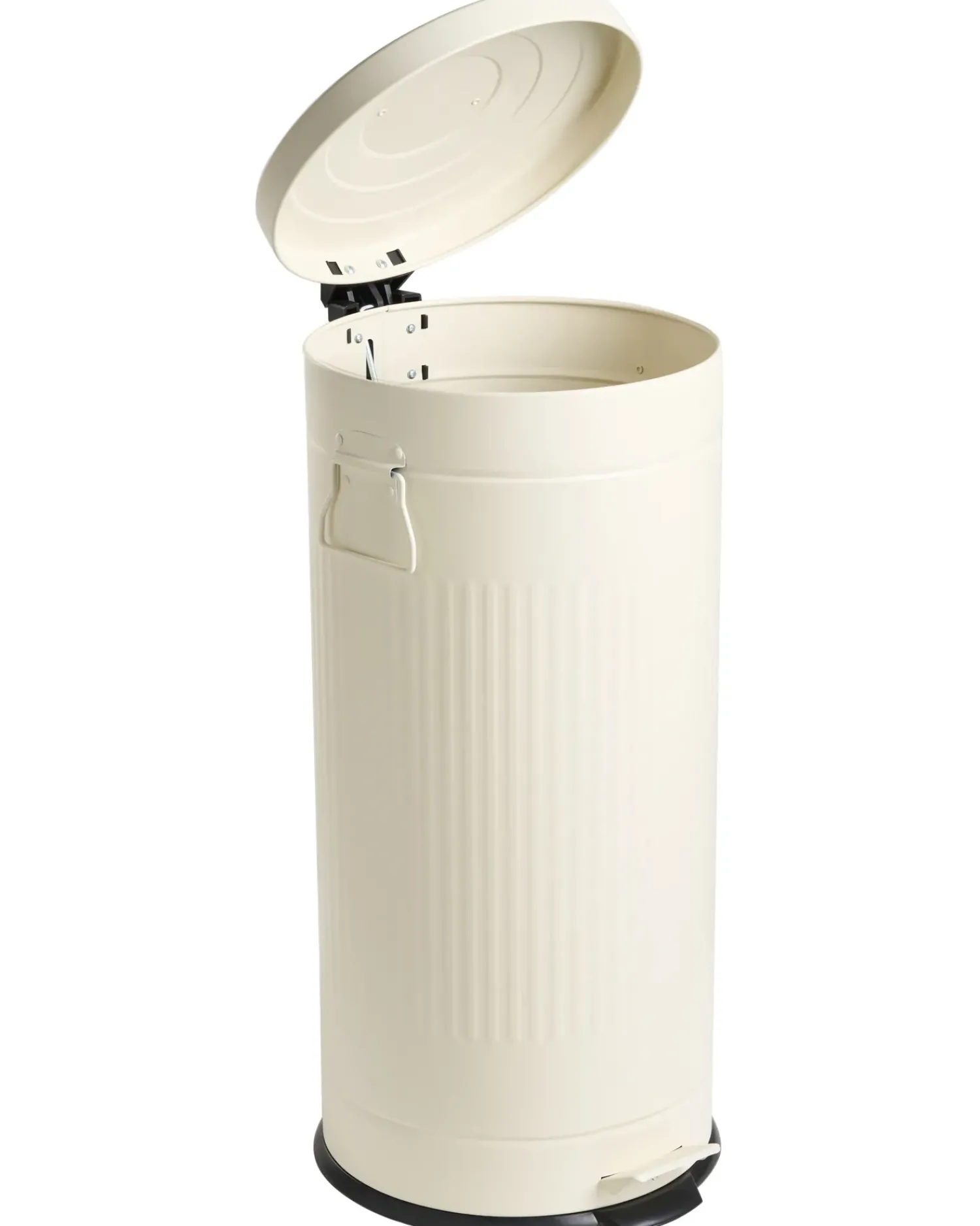 New Beliani Cestino per i rifiuti 30 L ECOAURA Metallo Beige