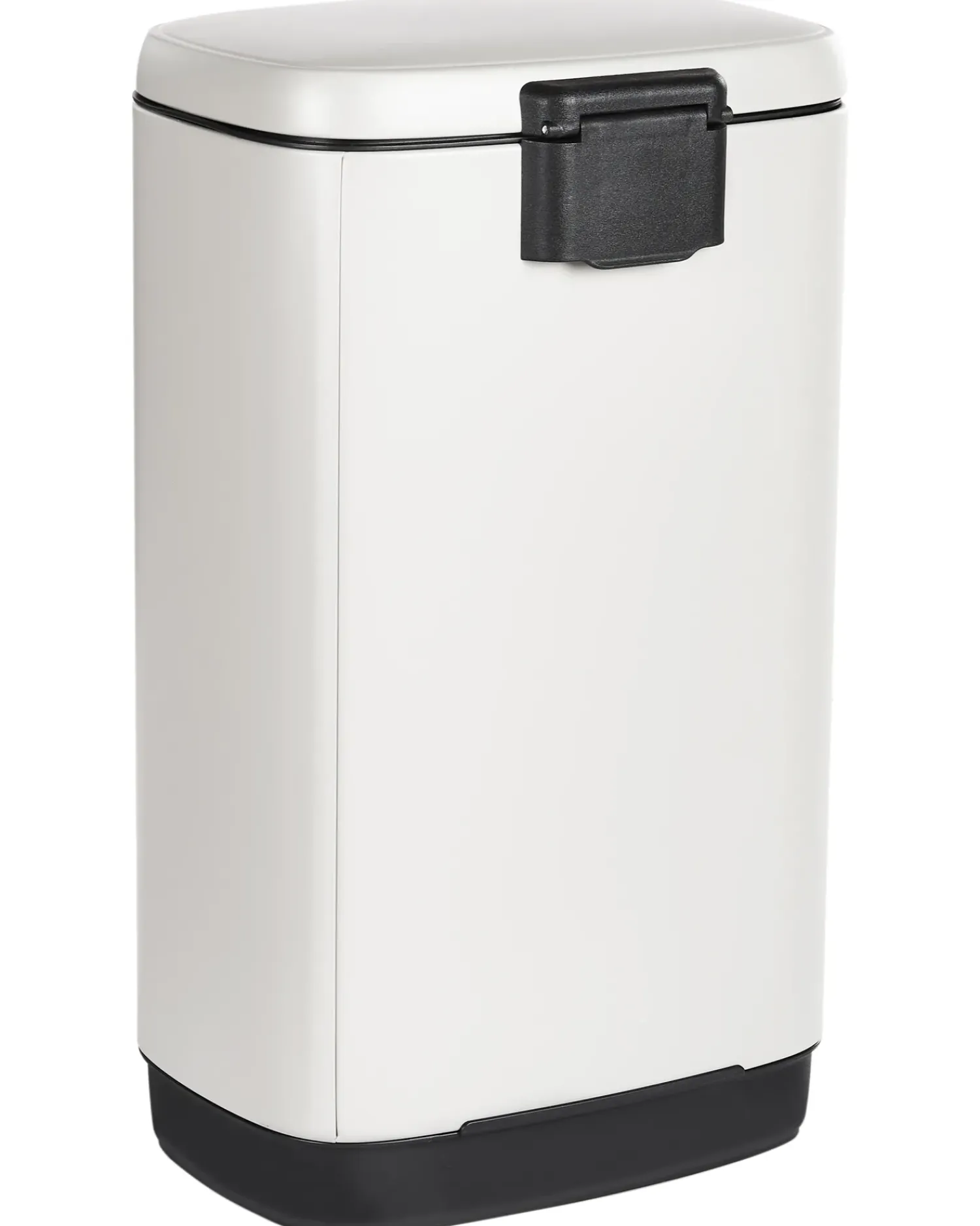 New Beliani Cestino per i rifiuti 30 L ECOCOLLECT Metallo Bianco