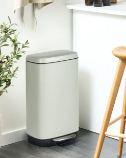 Best Beliani Cestino per i rifiuti 30 L ECOCOLLECT Metallo chiaro Verde