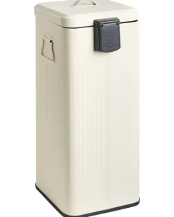Best Beliani Cestino per i rifiuti 30 L ECOCOMFORT Metallo Beige