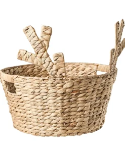 Discount Beliani Cestino RENNE Giacinto d'acqua Naturale