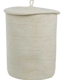 New Beliani Cestino SILOPI Cotone sporco Bianco