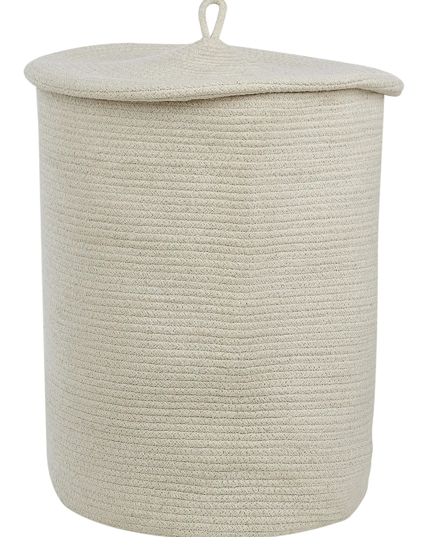 New Beliani Cestino SILOPI Cotone sporco Bianco