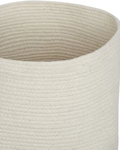 New Beliani Cestino SILOPI Cotone sporco Bianco