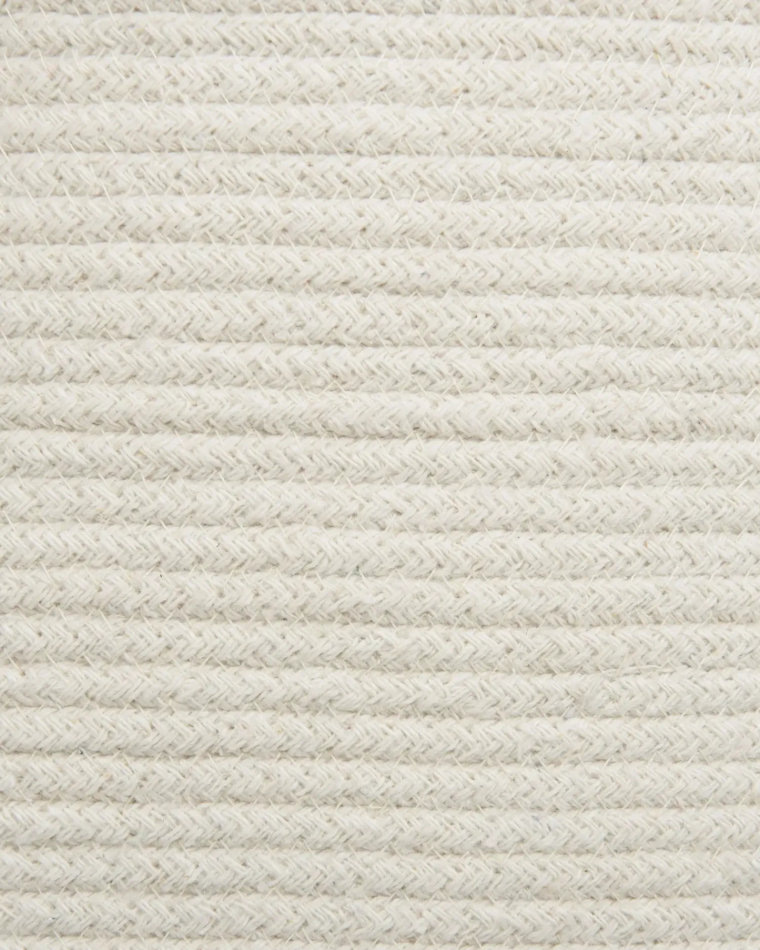 New Beliani Cestino SILOPI Cotone sporco Bianco