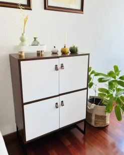Best Beliani Cestino SONIPAT Iuta Naturale Bianco Beige Naturale