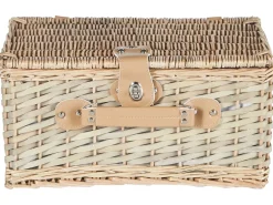 Best Beliani Cesto da Picnic CLEMENTINE Vimini Naturale Marrone Naturale Verde