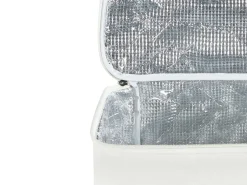 Outlet Beliani Cesto da Picnic PRUNEAU Vimini Marrone Bianco Marrone
