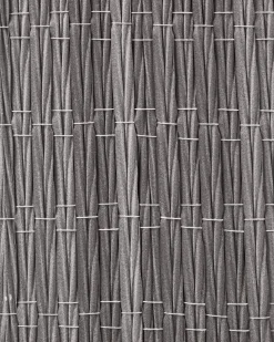 Clearance Beliani Cesto per la biancheria Con coperchio TRANCURA Tessuto Grigio 72 L Bianco Grigio