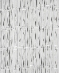 Beliani Cesto per la biancheria Con coperchio ARRAIAS Tessuto 100 L Bianco