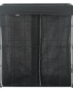 Outlet Beliani Cesto per la biancheria CULPINA Metallo 100 L Nero