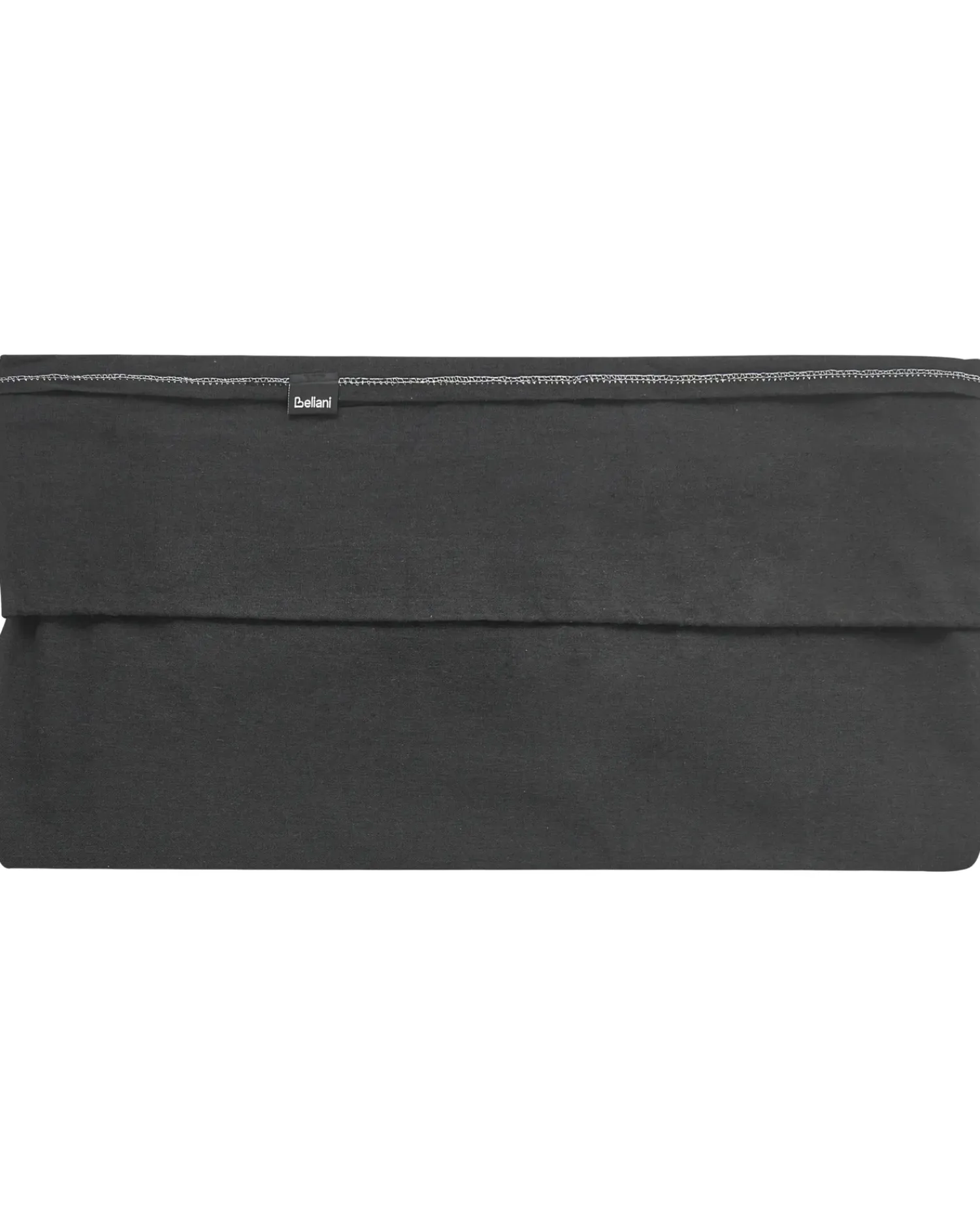 Outlet Beliani Cesto per la biancheria CULPINA Metallo 100 L Nero