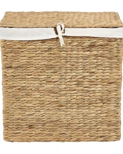 Sale Beliani Cesto per la biancheria LANGSON Vimini Naturale 75 L Beige Naturale