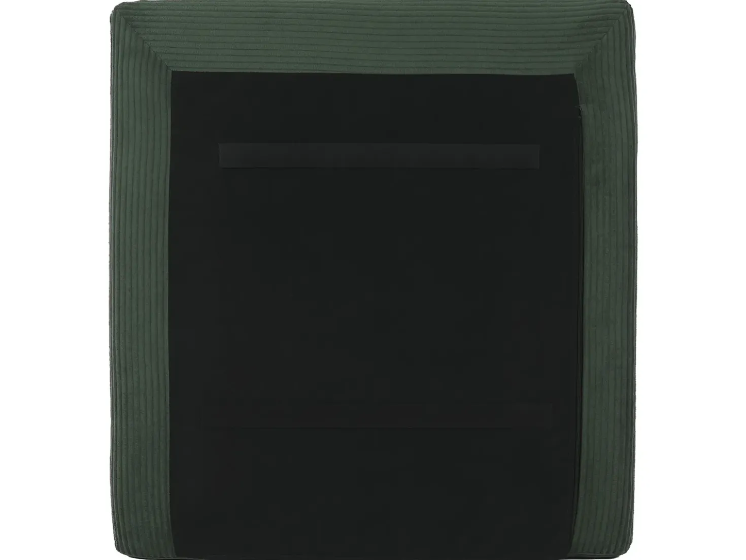 Chaise longue EGERIS Velluto a coste Verde scuro