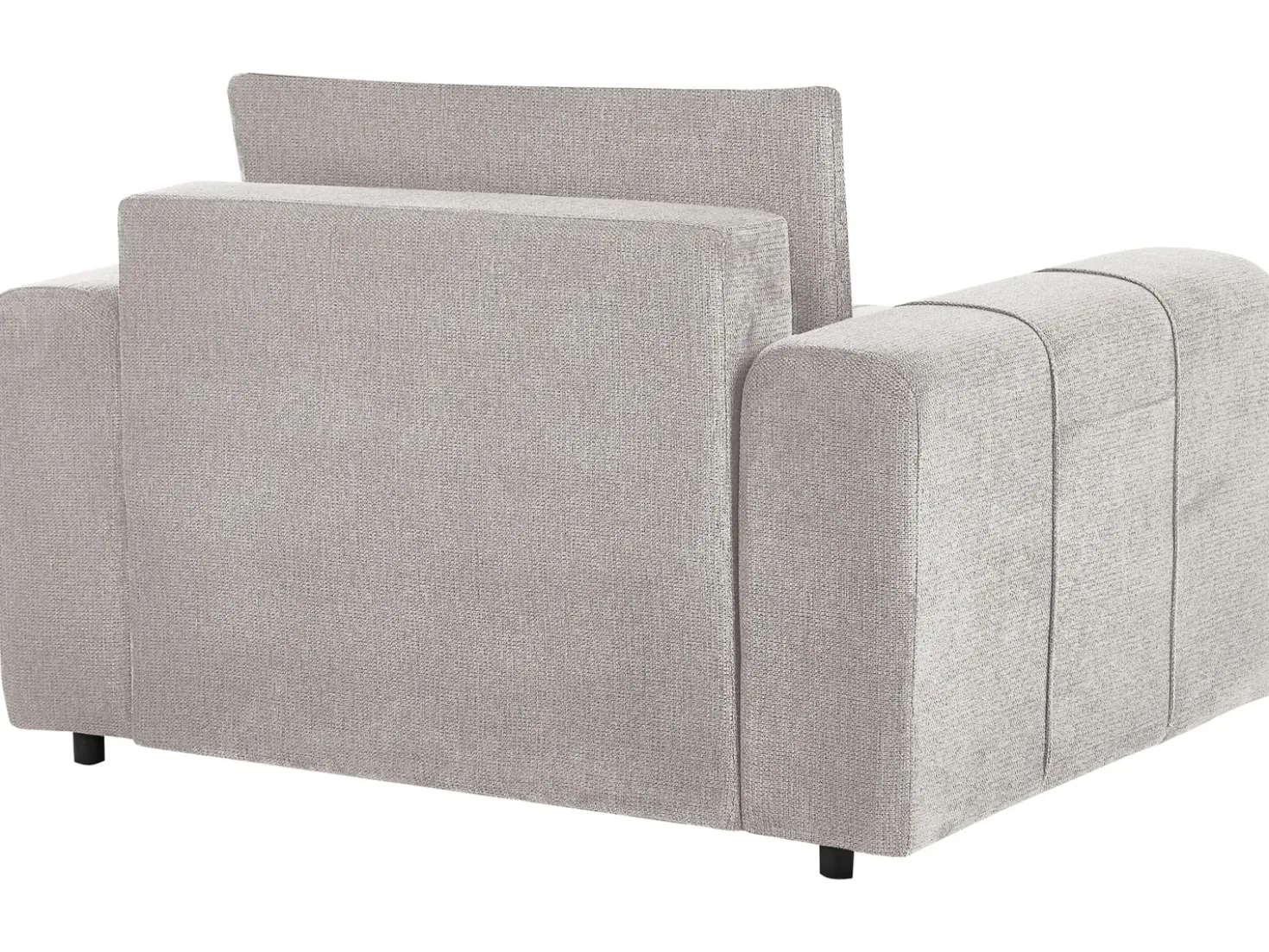 Chaise longue INNVIK Tessuto Grigio chiaro