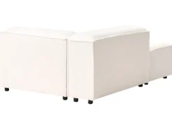 Chaise longue versione destra ARDAL Bouclé Bianco sporco