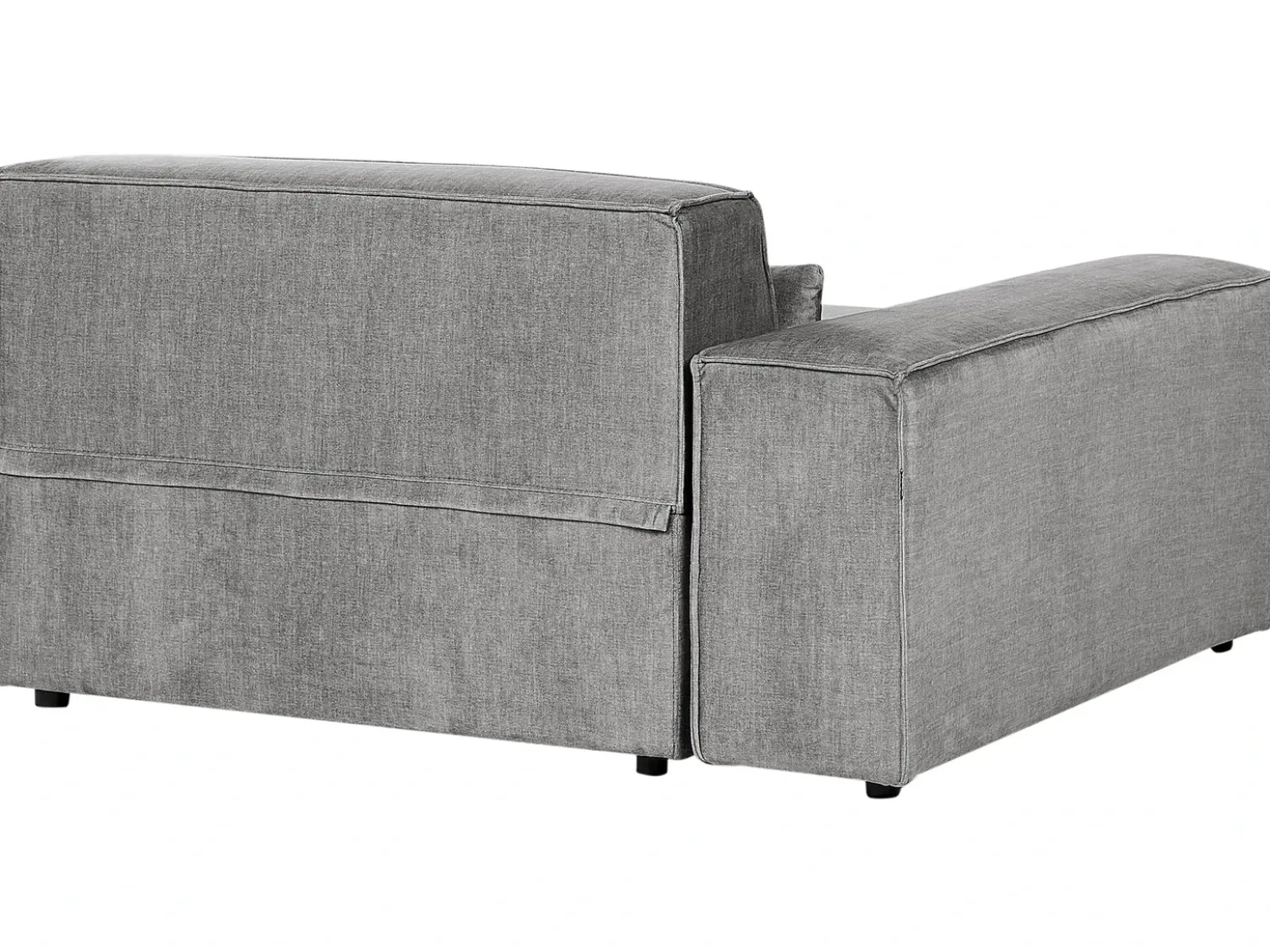 Chaise longue versione destra HELLNAR Tessuto Grigio