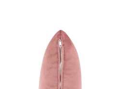Chaise longue versione destra MERI Velluto Rosa con contenitore