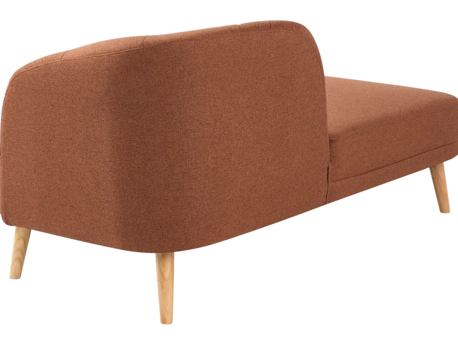 Chaise longue versione destra TANLAY Tessuto Marrone dorato