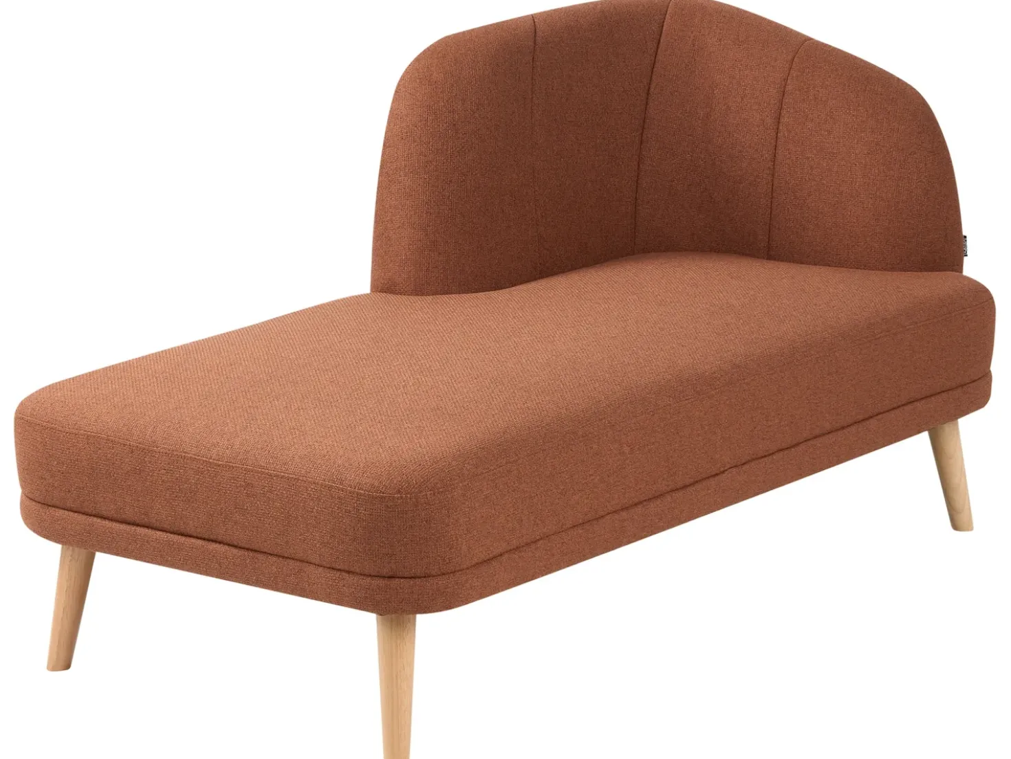 Chaise longue versione destra TANLAY Tessuto Marrone dorato