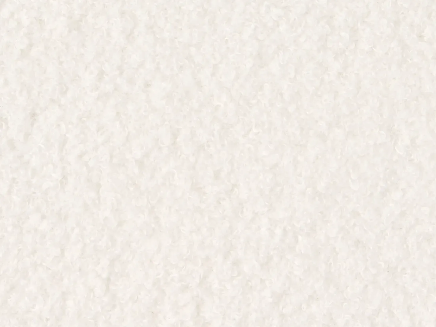 Chaise longue versione sinistra ARDAL Bouclé Bianco sporco