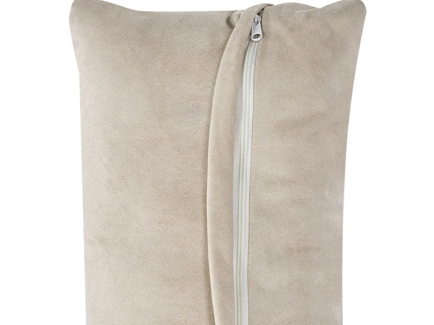 Chaise longue versione sinistra HELLNAR Velluto Beige chiaro