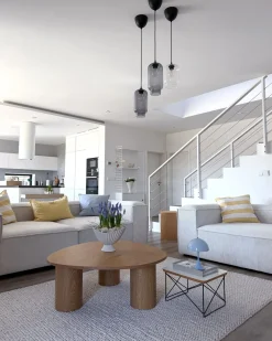 Chaise longue versione sinistra ARDAL Velluto a coste Bianco sporco