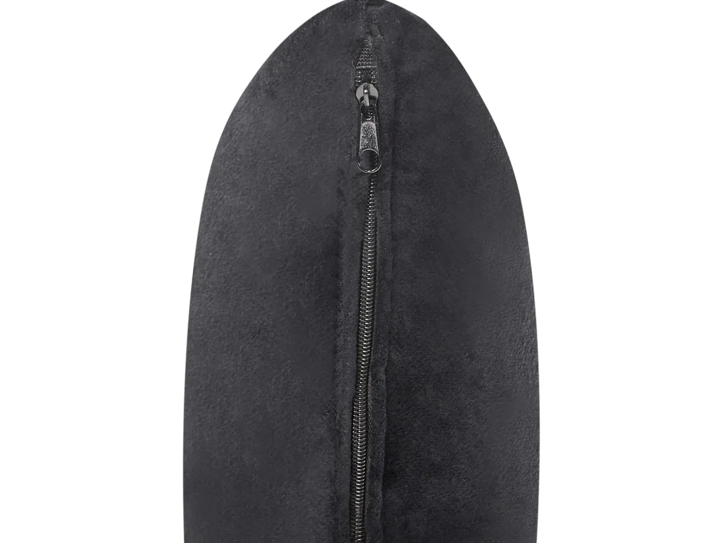 Chaise longue versione sinistra LATTES II Velluto Nero con cuscino