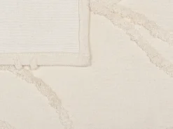 Sale Beliani Coperta ACACIA Cotone 130 x 160 cm Beige
