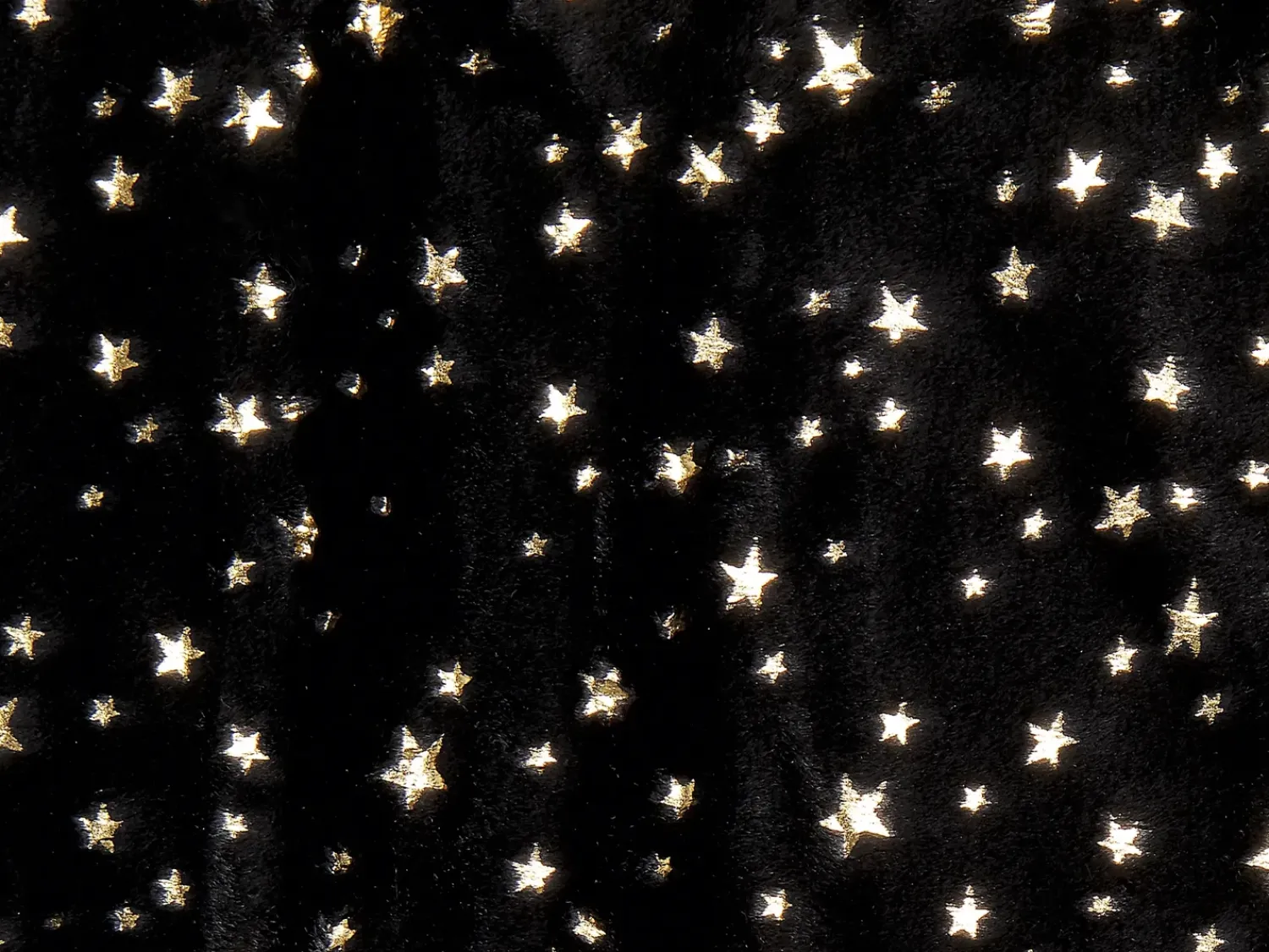 Outlet Beliani Coperta ALAZEYA Nero Oro Nero