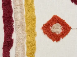 Best Beliani Coperta AMROHA Cotone 130 x 180 cm Multicolore Arancione Beige Giallo Rosso Multicolore