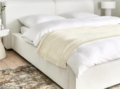 Sale Beliani Coperta ANAMUR Cotone 110 x 180 cm Beige