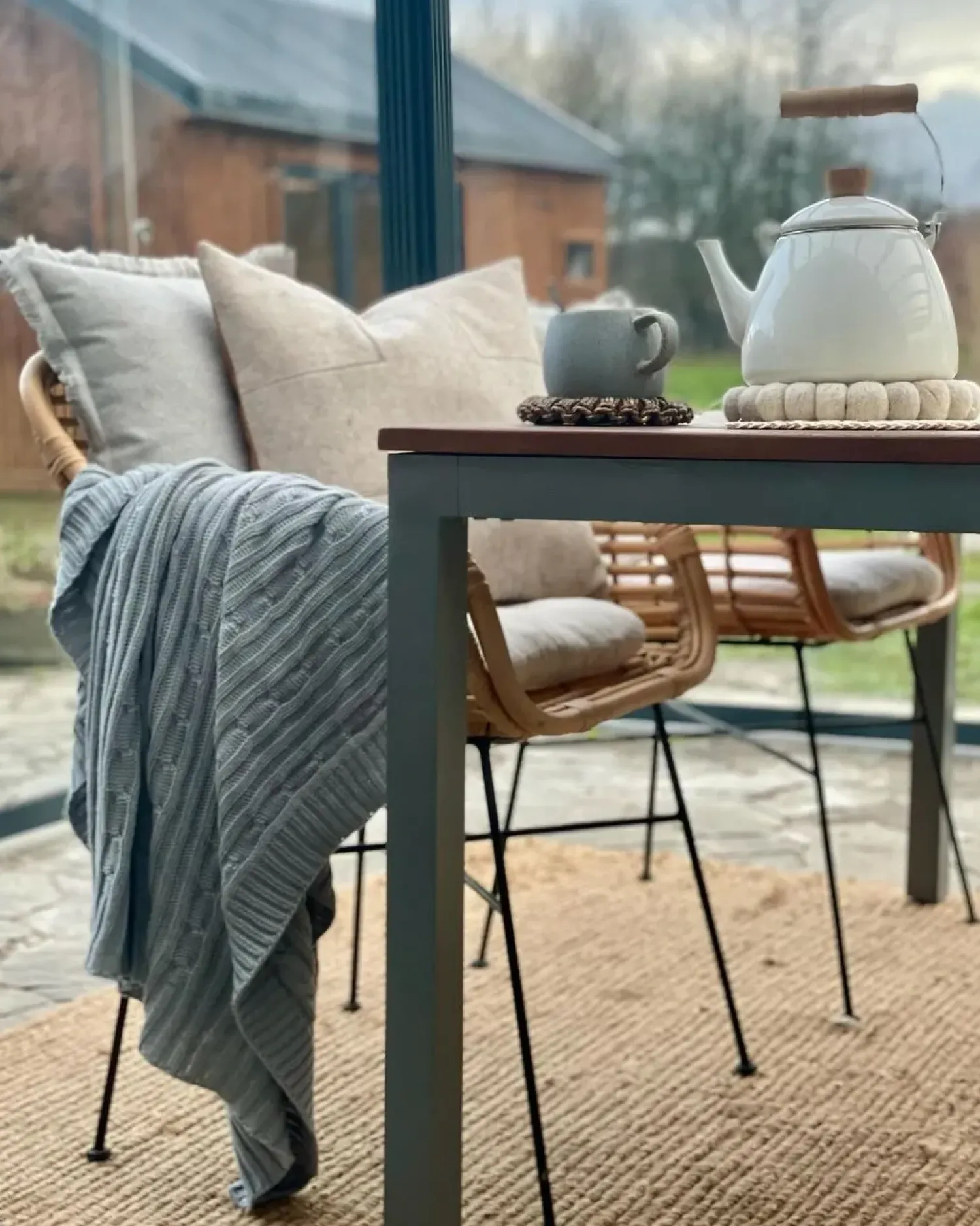 Discount Beliani Coperta ANAMUR Cotone 110 x 180 cm chiaro Grigio