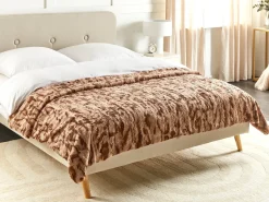 Discount Beliani Coperta BAKIRA Finta pelliccia Marrone