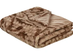 Discount Beliani Coperta BAKIRA Finta pelliccia Marrone
