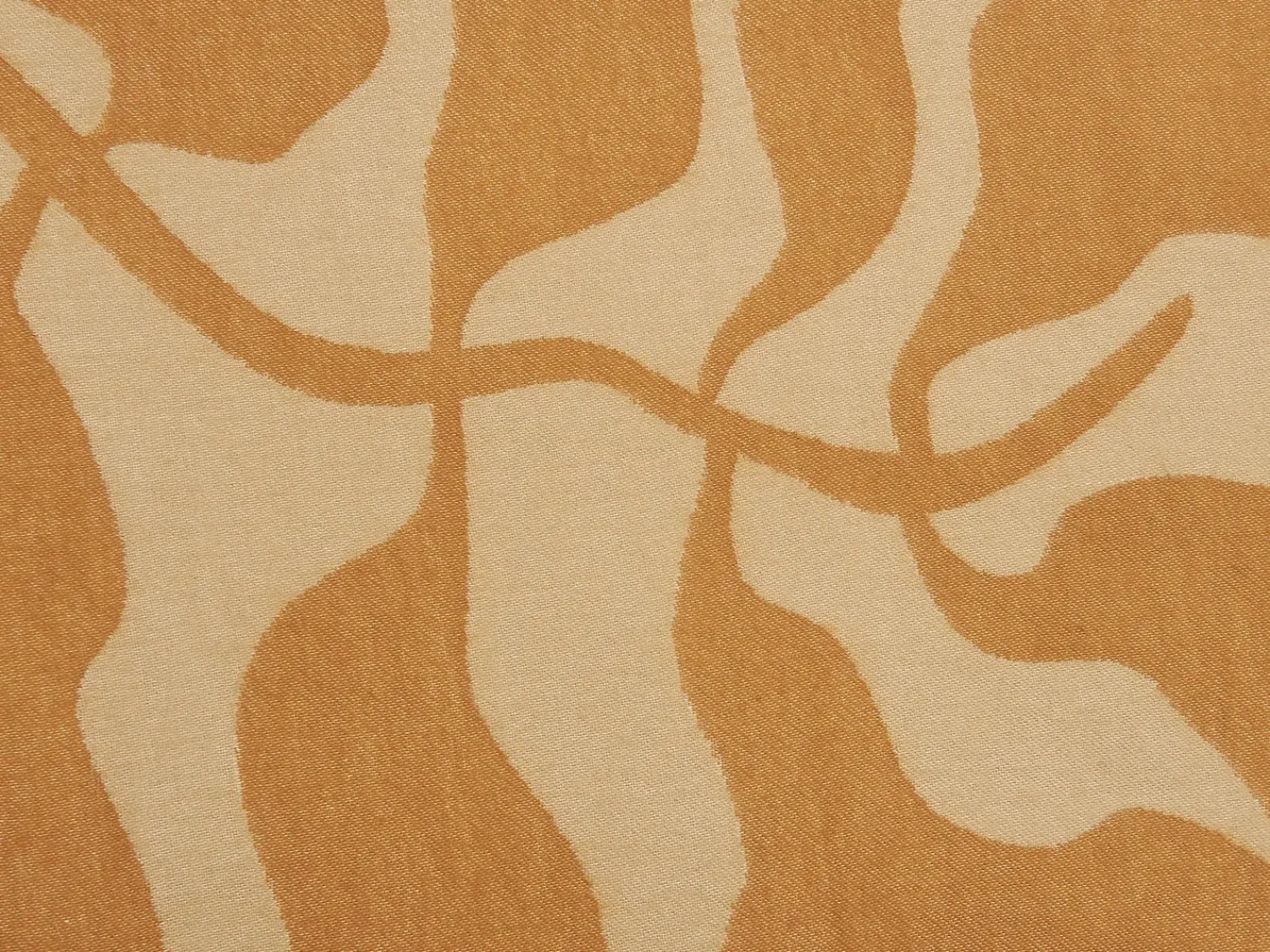 Hot Beliani Coperta BANGRE 130 x 170 cm Arancione Beige Arancione