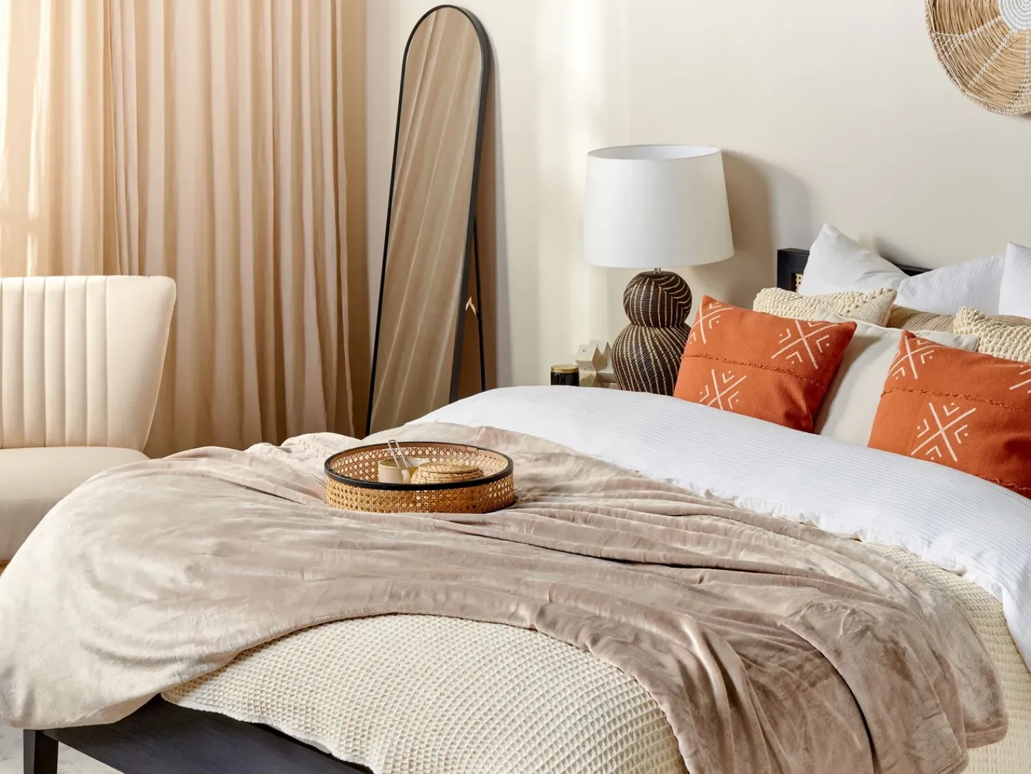 Sale Beliani Coperta BAYBURT Beige