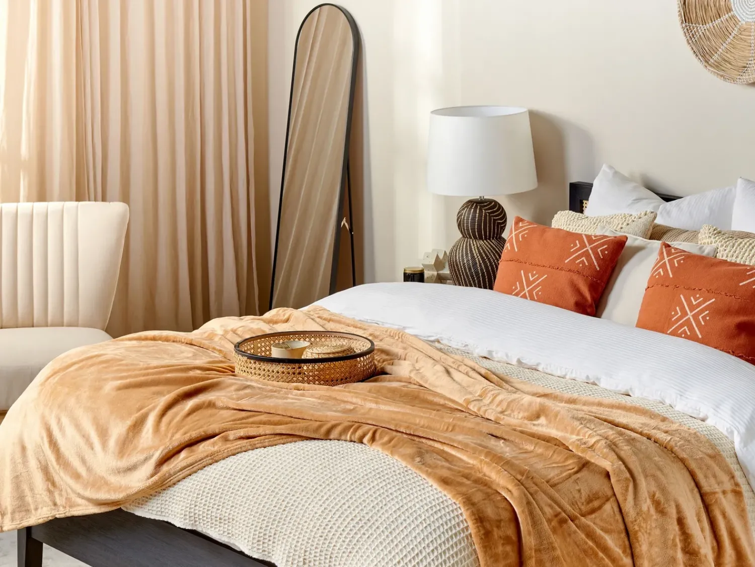 New Beliani Coperta BAYBURT sabbia Beige