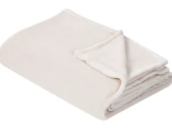 Clearance Beliani Coperta BAYBURT sporco Bianco