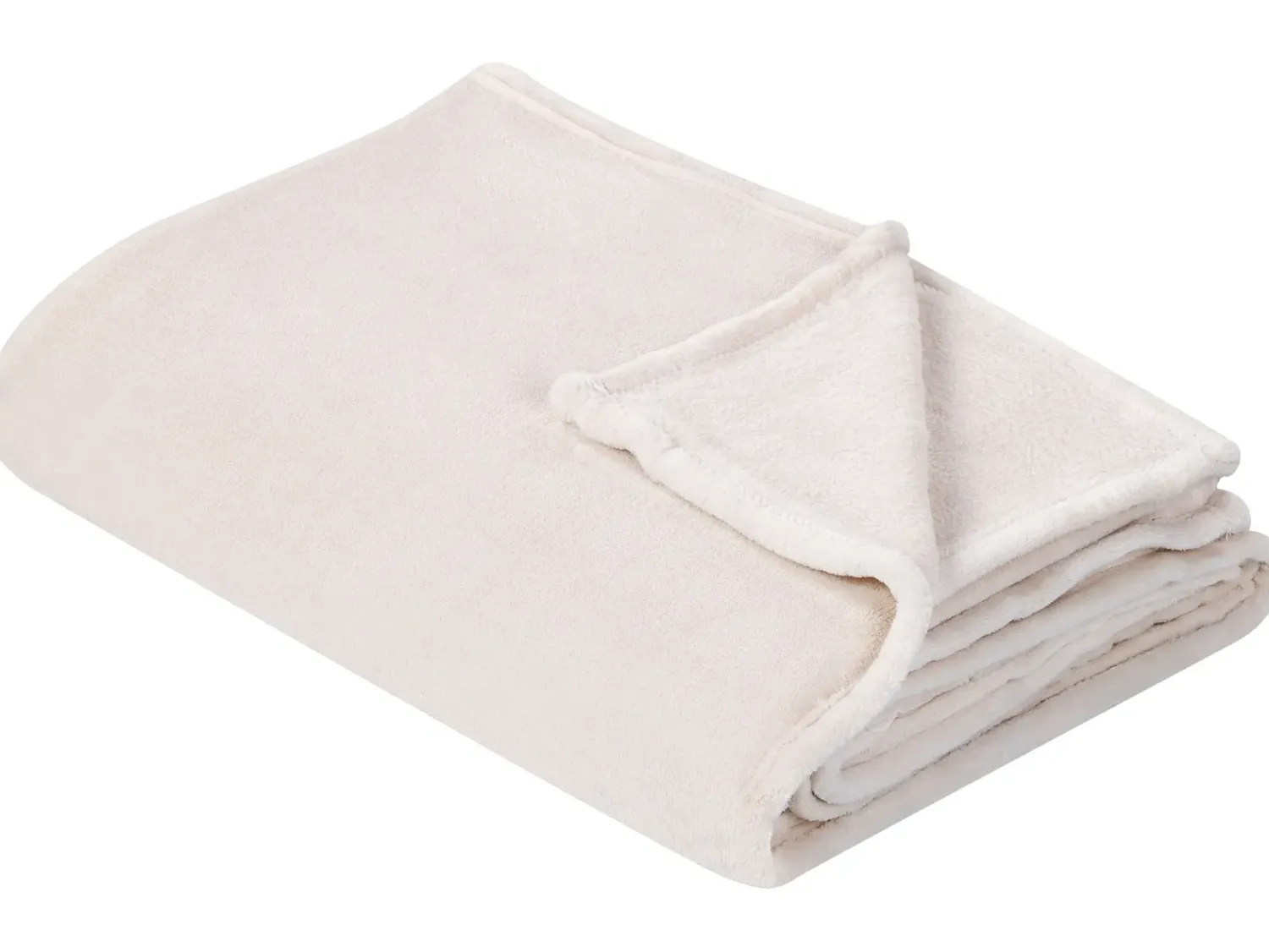 Clearance Beliani Coperta BAYBURT sporco Bianco