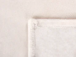Clearance Beliani Coperta BAYBURT sporco Bianco